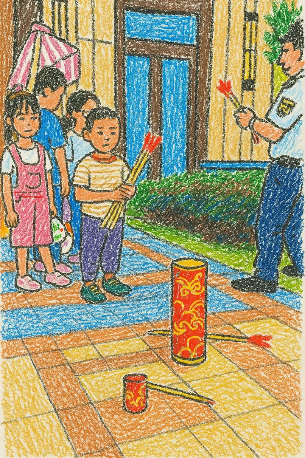 สีเทียนเด็ก