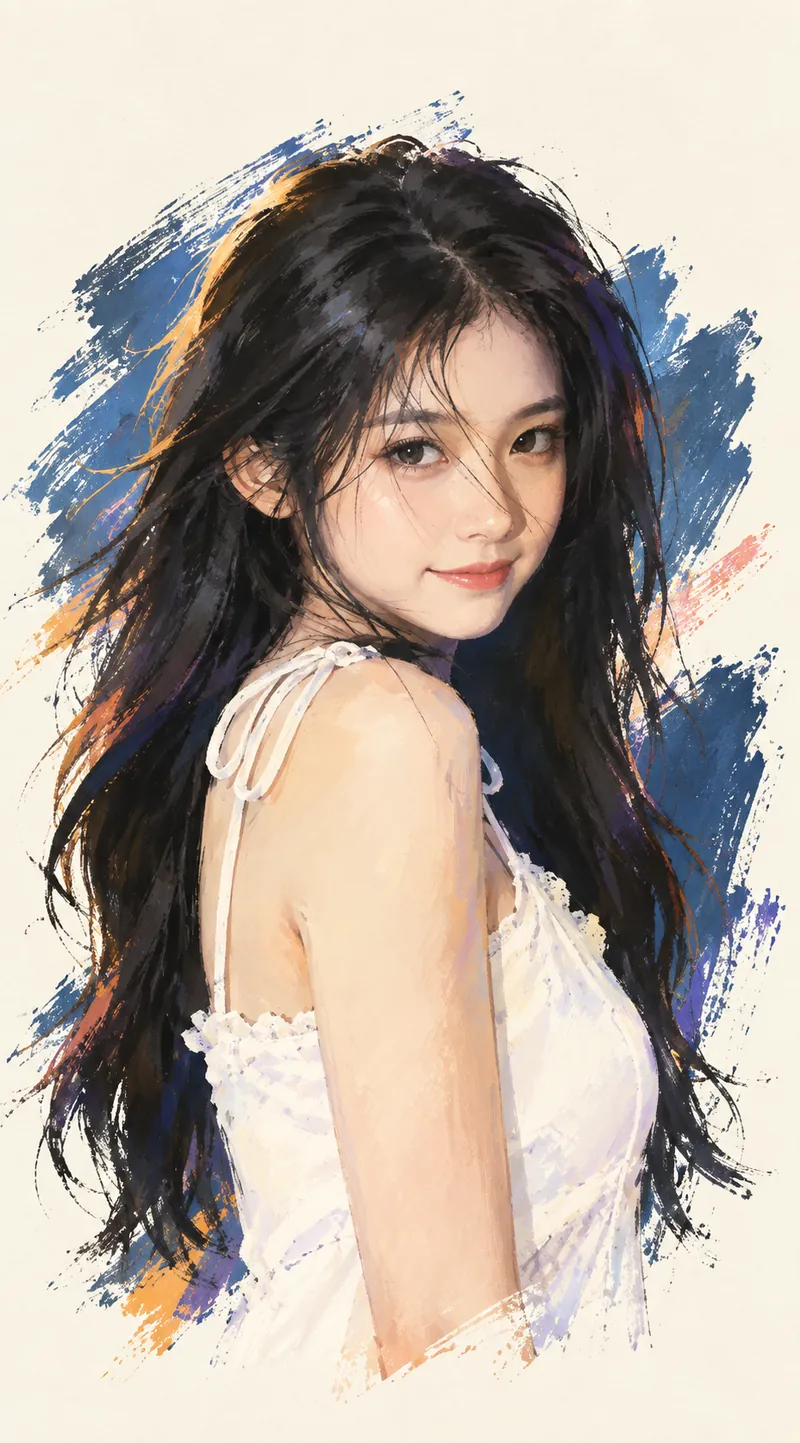 现代艺术肖像